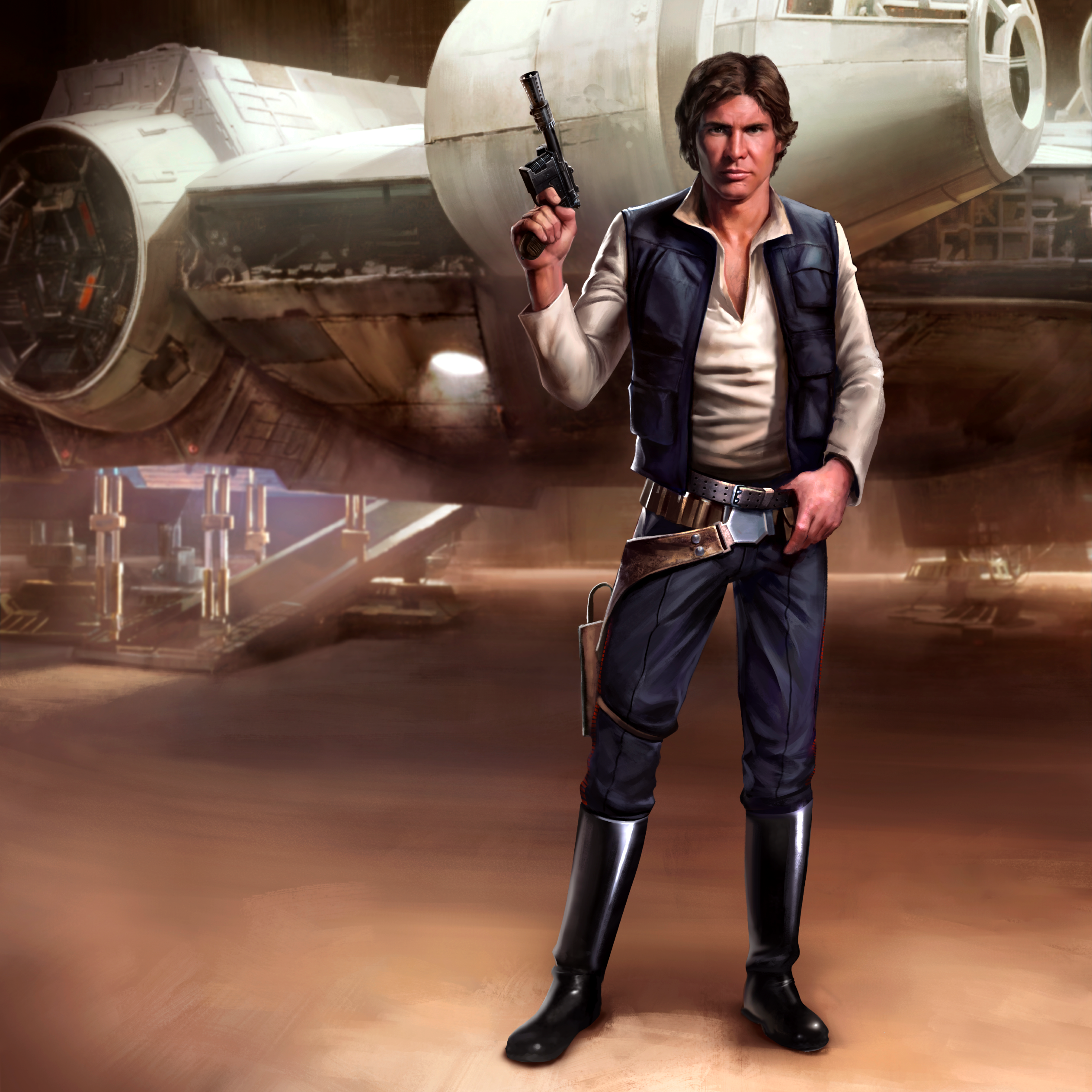 Han Solo was known throughout the galaxy as one of its best pilots.