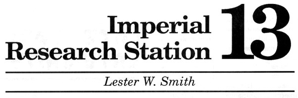 Imperial Research Station 13  (article) appearance in Common Appearance