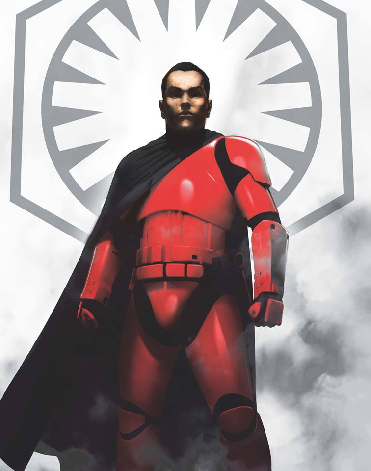 Captain Cardinal believed in the First Order, seeing it as the galaxy's salvation from chaos.