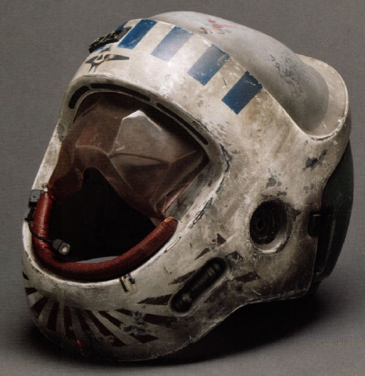 Y-wing pilot helmet from Star Wars: Episode VI Return of the Jedi reused for the pilot