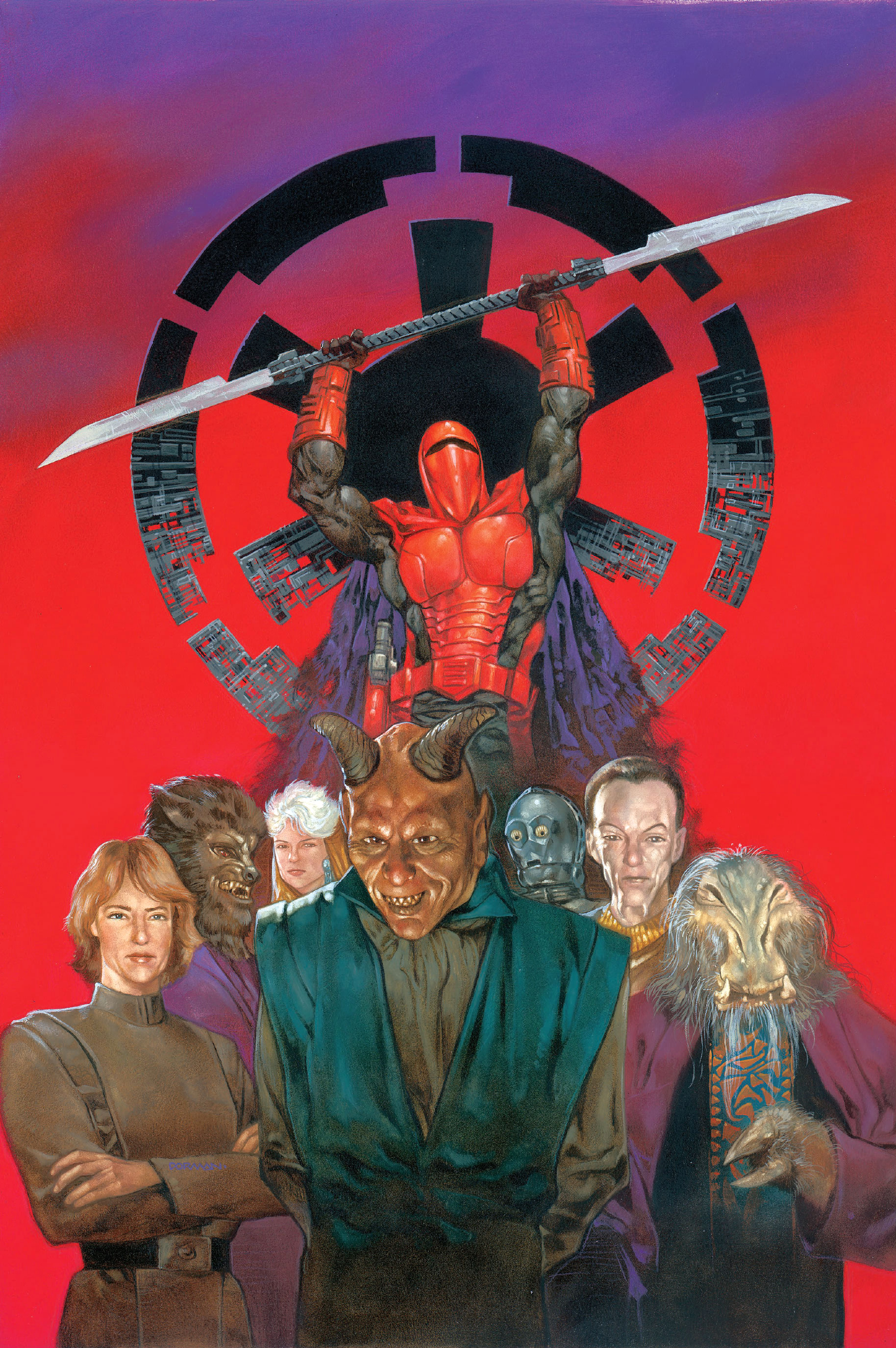 The Imperial Ruling Council included alien members for the first time under the Crimson Empire.