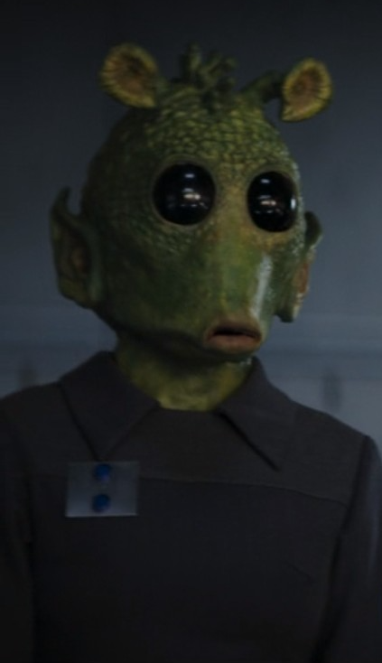 Unidentified Rodian assistant appearance in Common Appearance