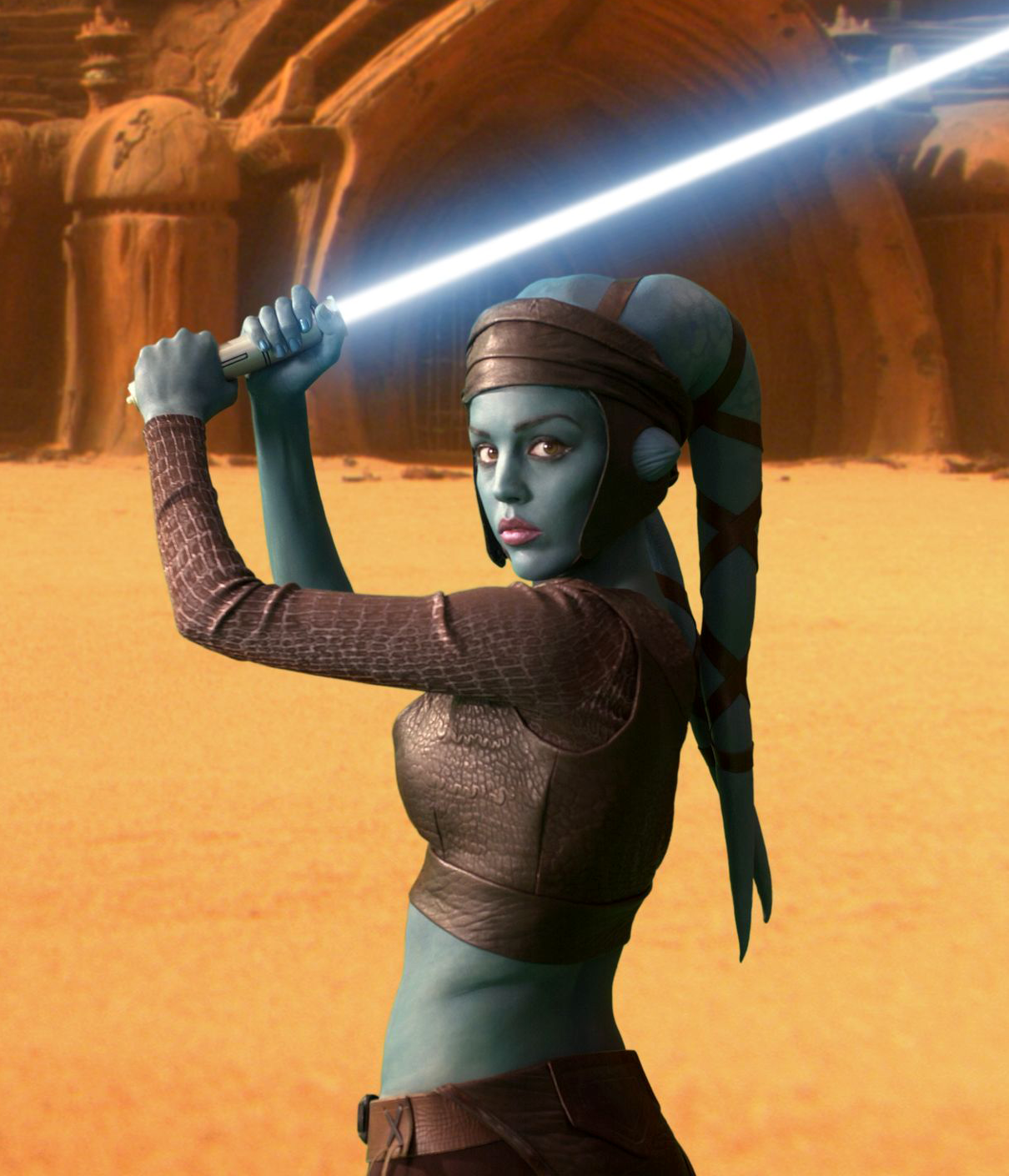 Secura during the Battle of Geonosis