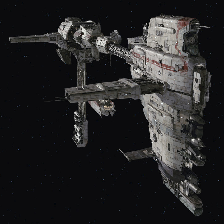 Nebulon-C escort frigates were utilized by the New Republic.