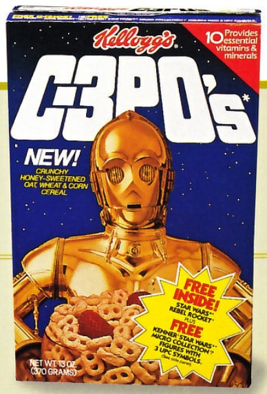 A box of Kellogg's C-3PO's