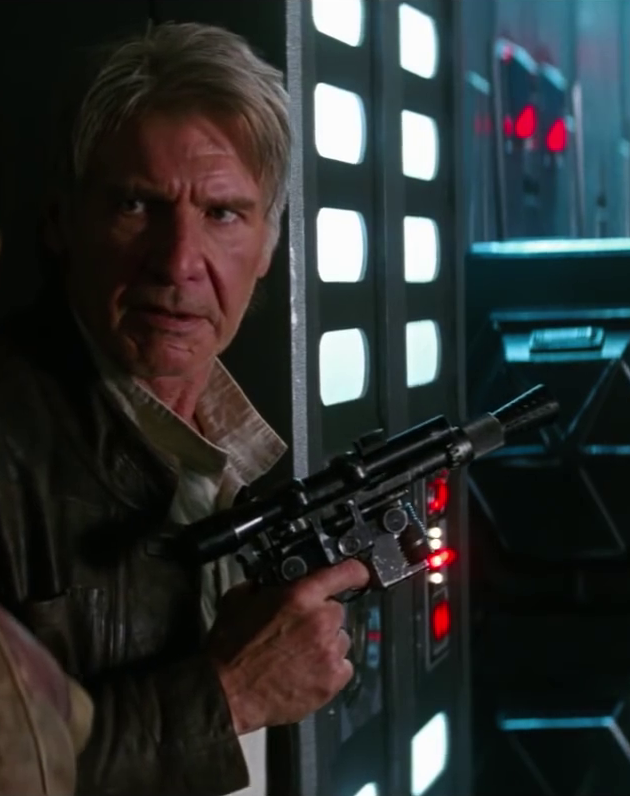 Despite being an older model, Han Solo's DL-44 remained his favored weapon throughout his lifetime.