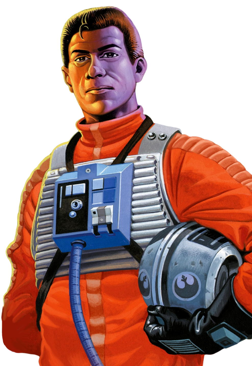 Gniev in his Rebel flight suit