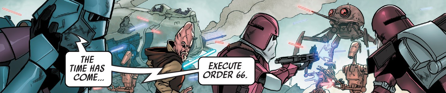 Fighting alongside the clone troops against the Droid Army, Ki-Adi-Mundi remained unaware of Order 66 until it was too late.