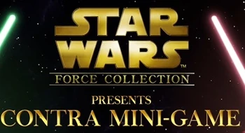 Contra Mini-Game 1 commercial title