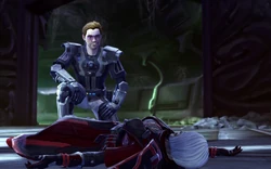 Kall finds Zash's lifelss body.