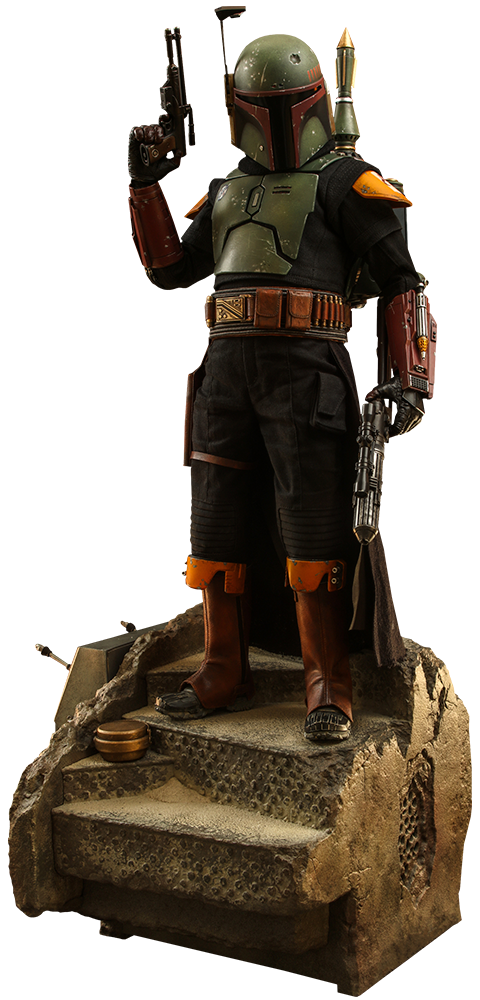 Boba Fett during his days as a Daimyo, by which point he operated with respect and honor after his time in the Sarlacc and with the Tuskens.