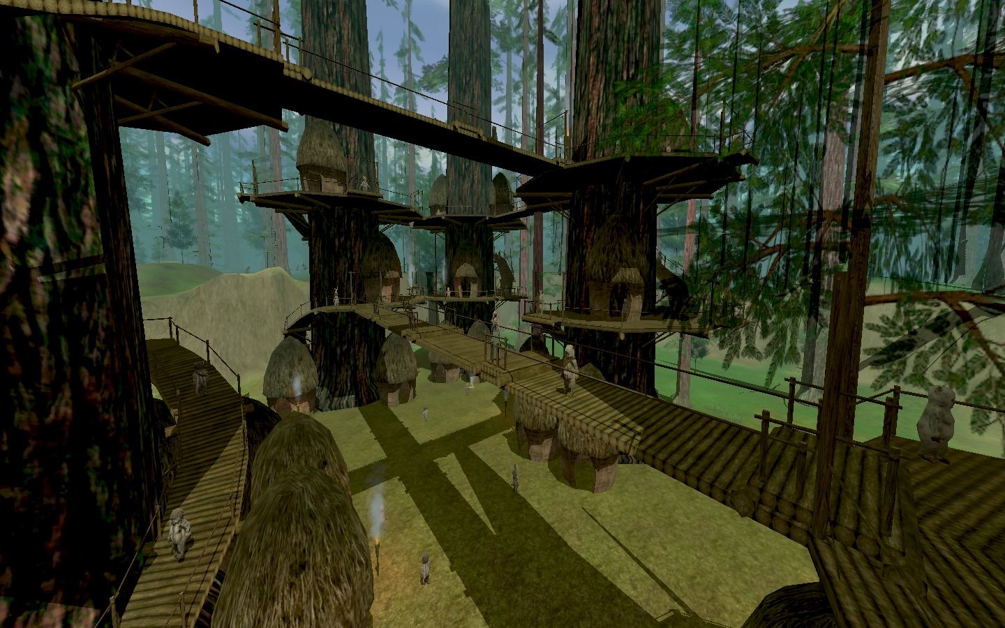 Ewok Tree Village  (central) appearance in Common Appearance