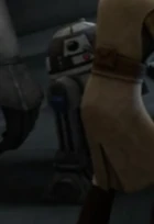 Z9が別のアストロメク・モデルに入れ替わっているシーン