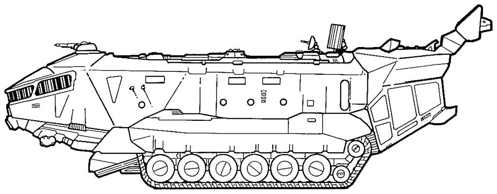 PX-4 Mobile Command Base appearance 