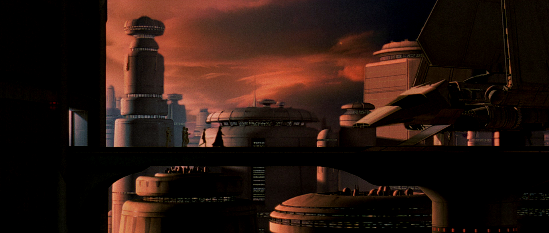 Vader leaving Cloud City.