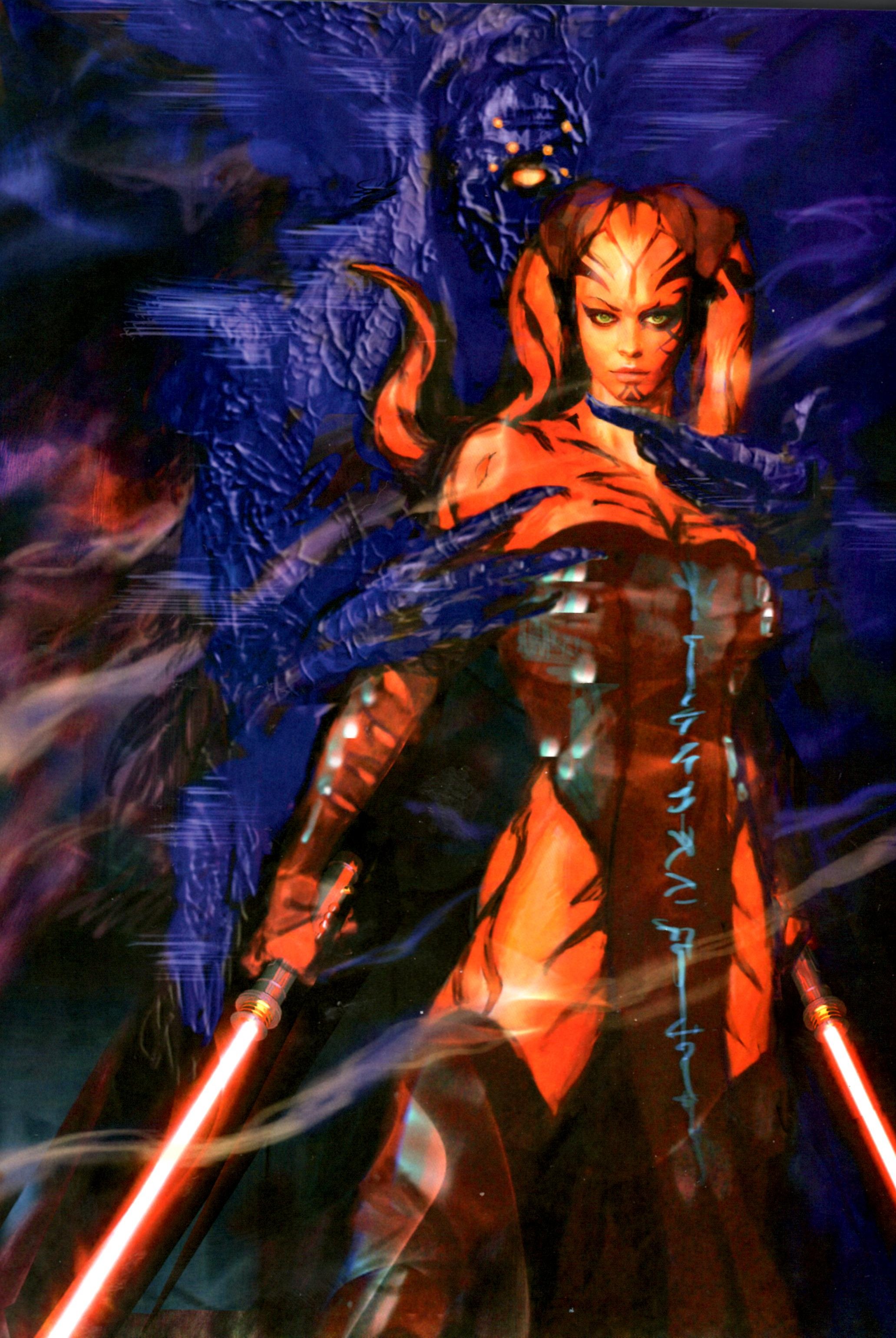 Concept art of Darth Talon created for Star Wars: The Force Awakens