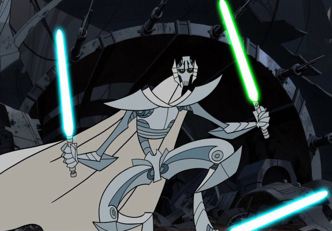 Introduction of General Grievous in the TV show