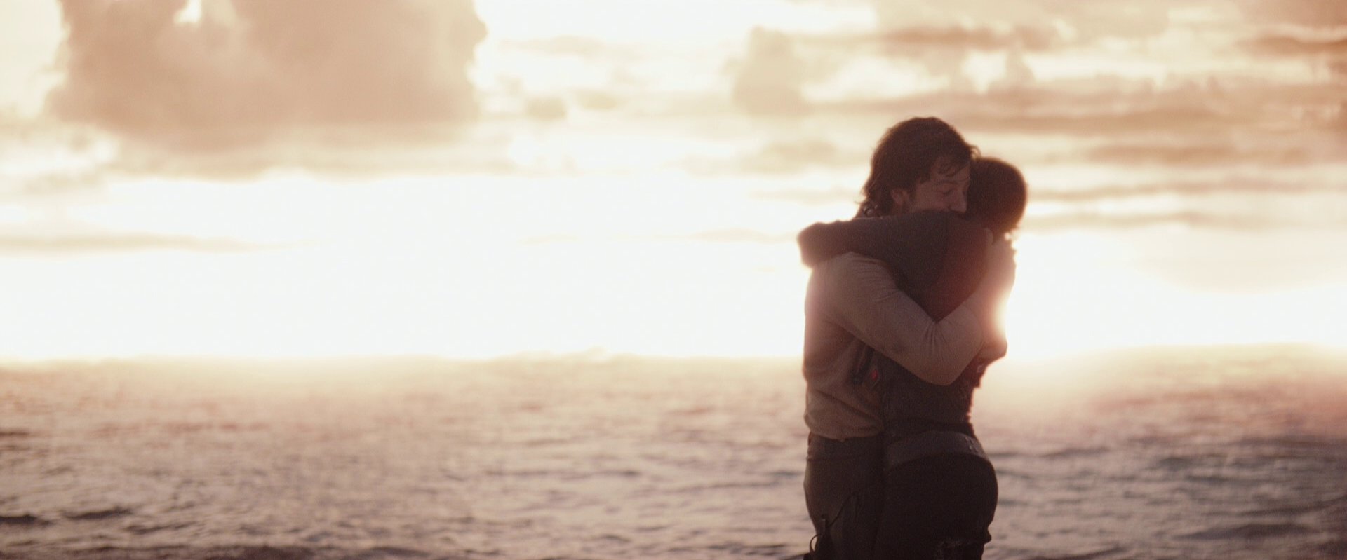 Jyn Erso and Cassian Andor, moments before becoming one with the Force.