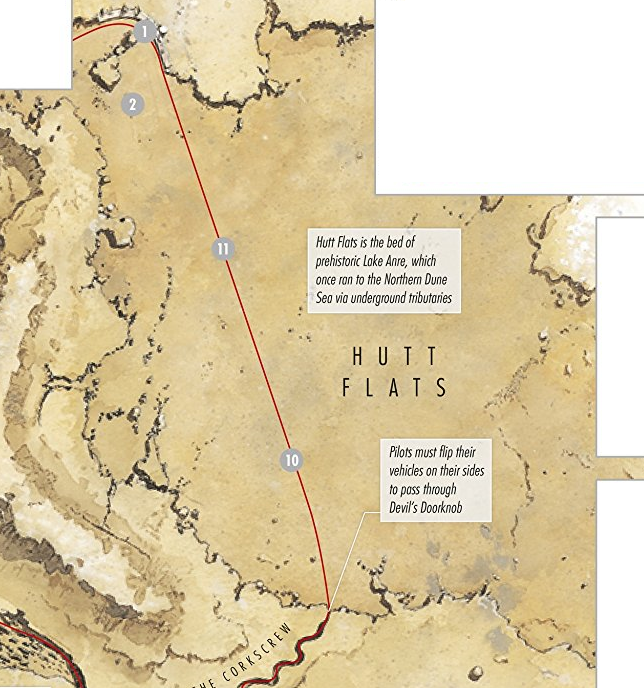 The Hutt Flats was a region of desert on Tatooine.