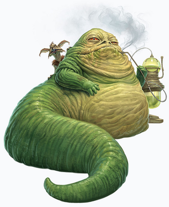 Jabba fuma un narghilé in compagnia di SalaciousB