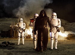 Kylo Ren and Stormtroopers