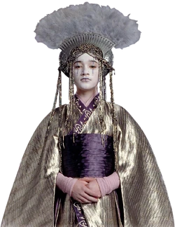 Apailana wore a  Shiraya fan headdress in honor of Amadala.