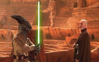 Trebor affronta Dooku