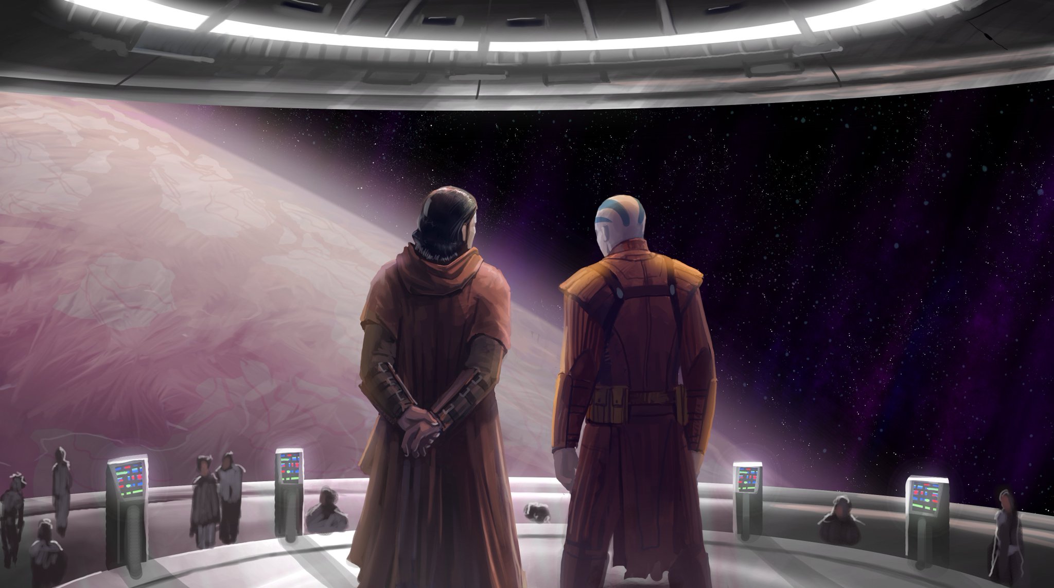 Revan and Malak after the victory