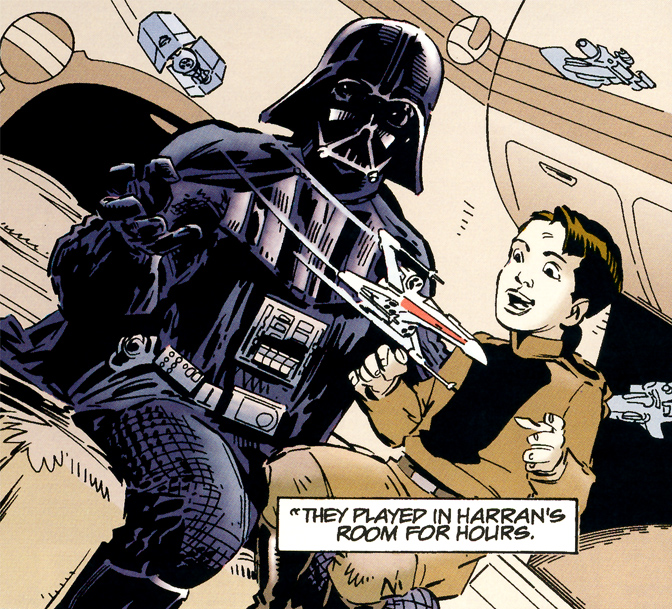 Darth Vader playing with Harran