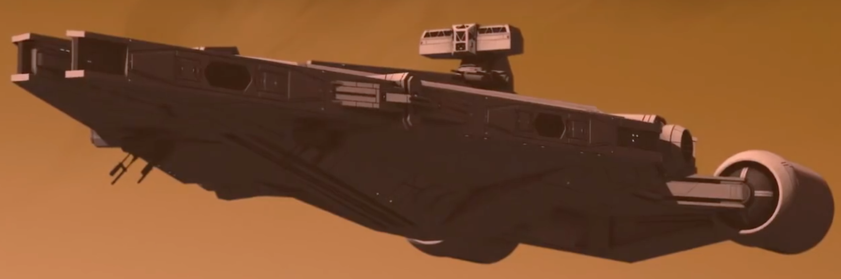 Brunson's Arquitens-class command cruiser appearance in Common Appearance