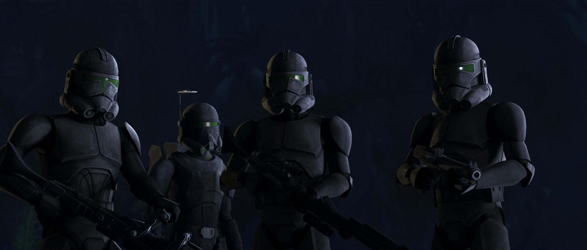 Elite Squad Troopers wore modified armor that was near-identical to that of the clone troopers.