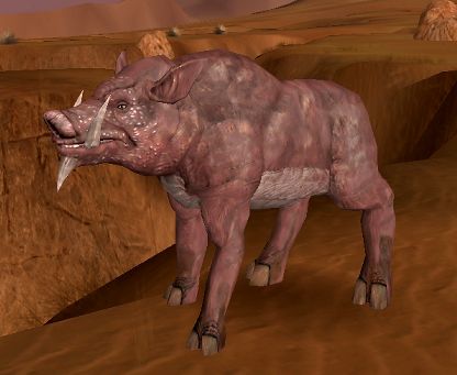 A desert razorback