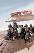 Return of the Jedi 40th Anniversary variant cover "Journey to the Sarlacc Pit"