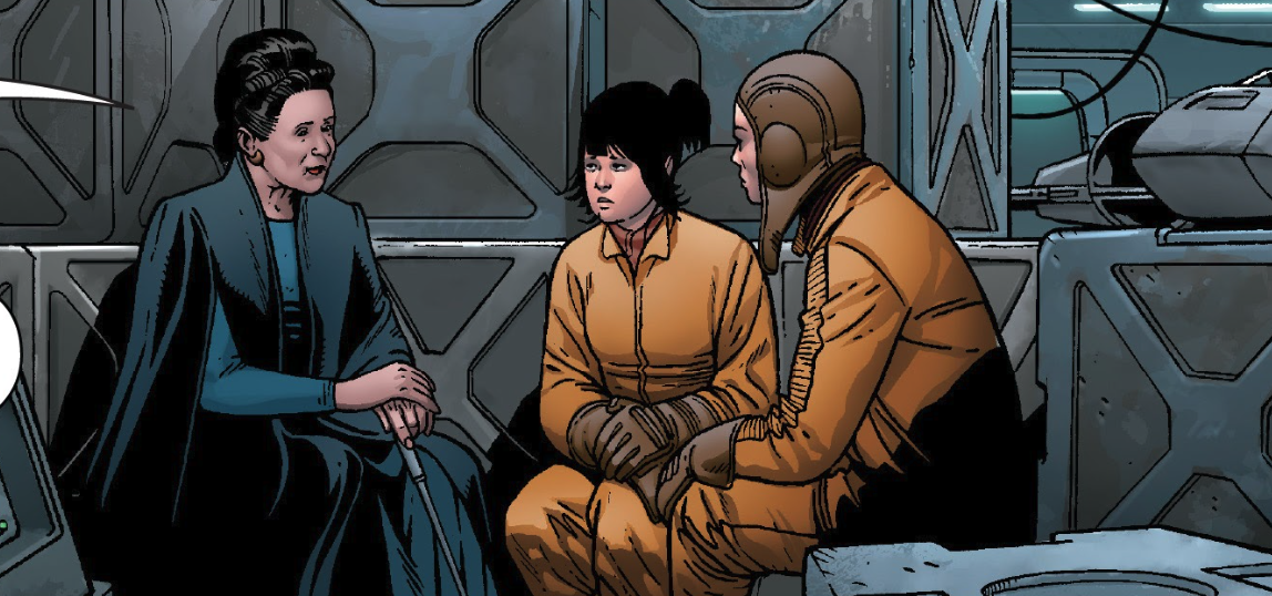 General Leia Organa was a guiding and mentoring figure to both Tico sisters.