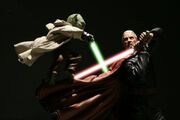 Yoda vs Dooku by DigitalPimp74