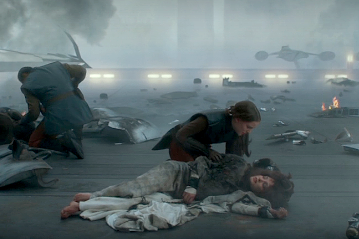 Typho and Amidala survived the assassination attempt on the landing pad on Coruscant