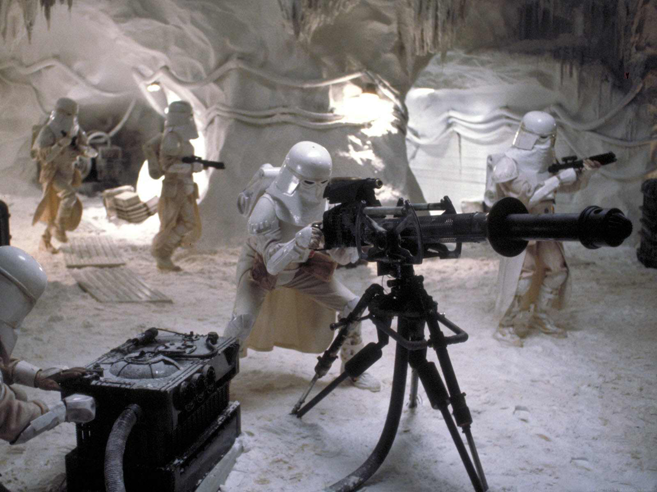 An E-Web being prepared to fire during the Battle of Hoth.