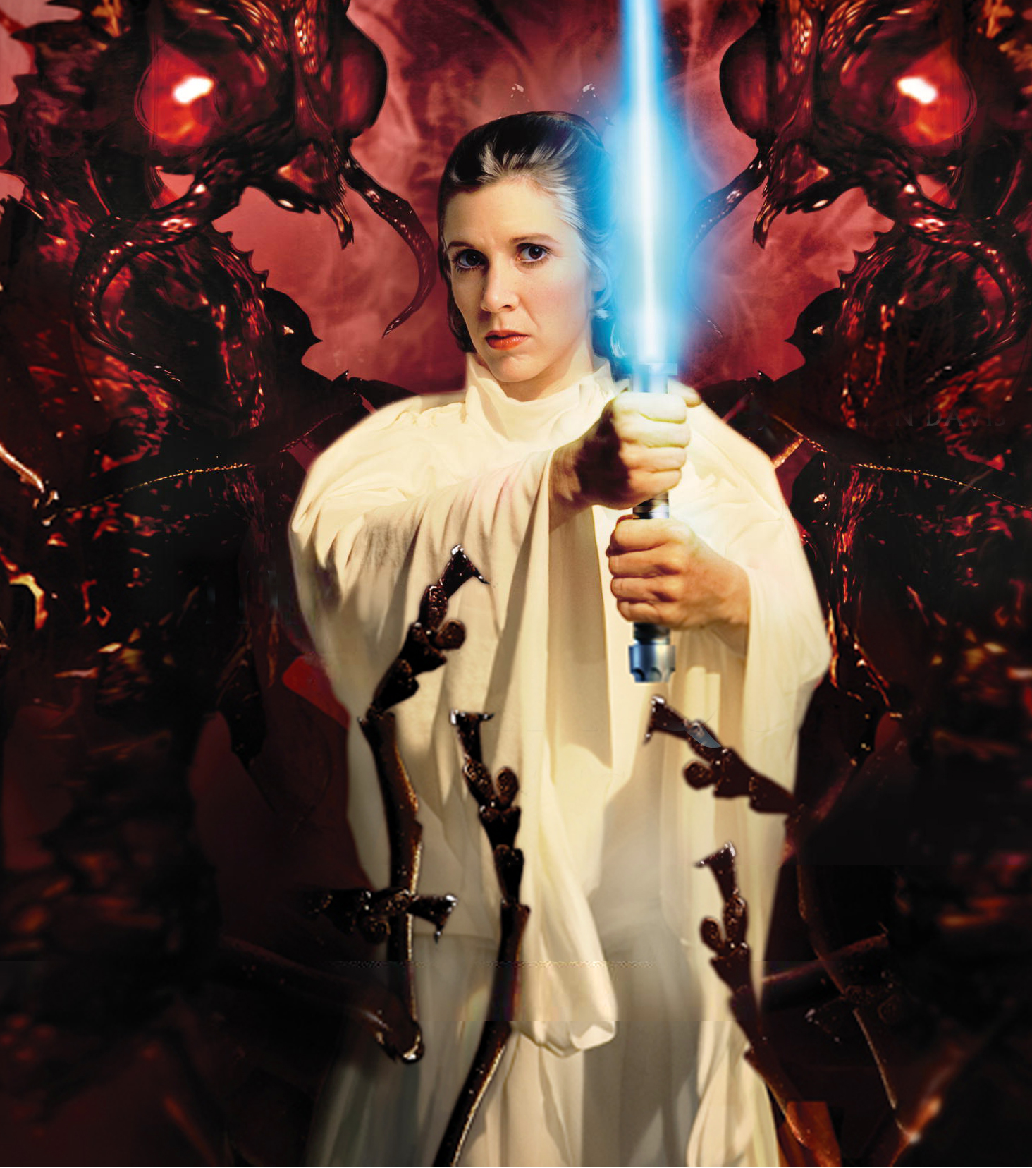 Leia Organa Solo's lightsabers appearance in Common Appearance