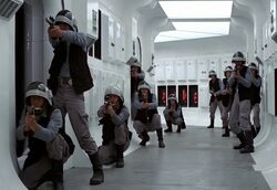 Interieur van de Tantive IV