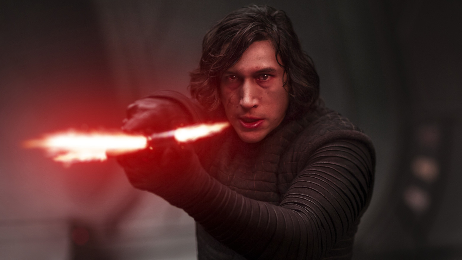 The crossguard lightsaber of Kylo Ren