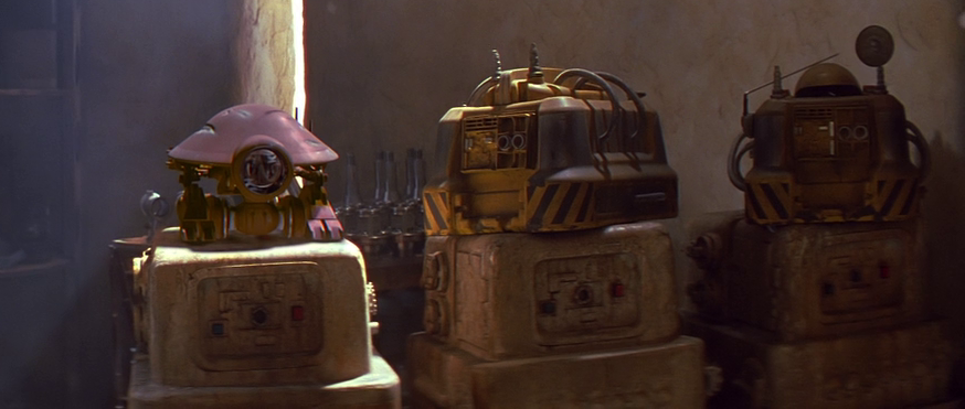 A couple of old Scrubber models found in Watto's shop.