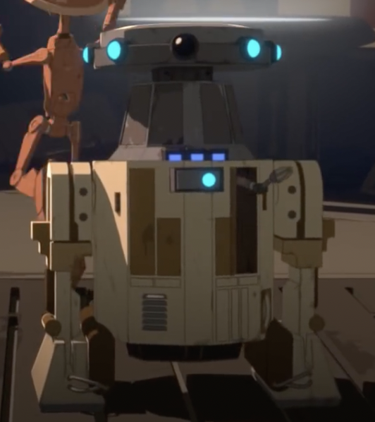 Unidentified astromech droid appearance 