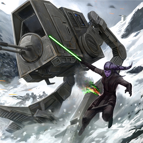 Rachi Sitra crippled an AT-PT during the battle.