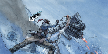 Jobin destroys AT-ST