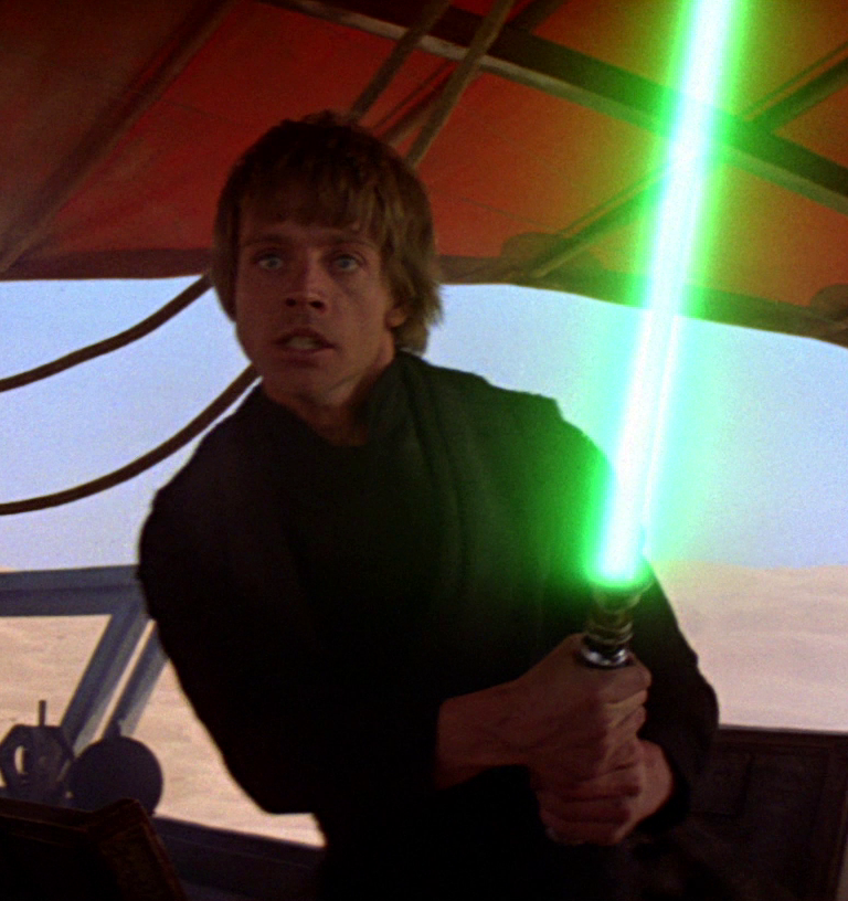 Luke Skywalker's green lightsaber   Wookieepedia   Fandom
