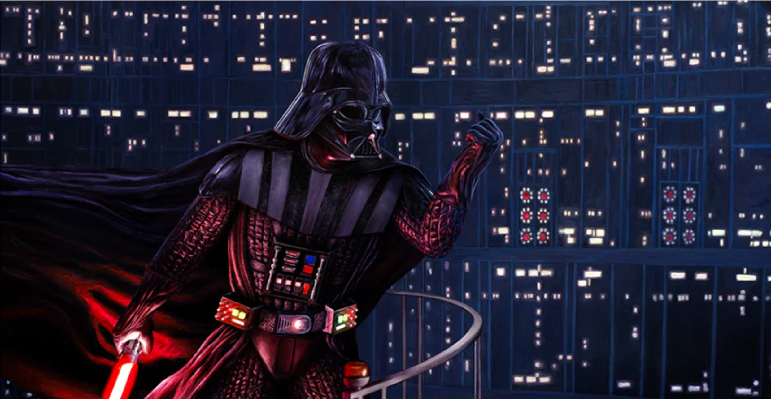 The Perilous was the flagship of the Sith Lord Darth Vader (pictured).