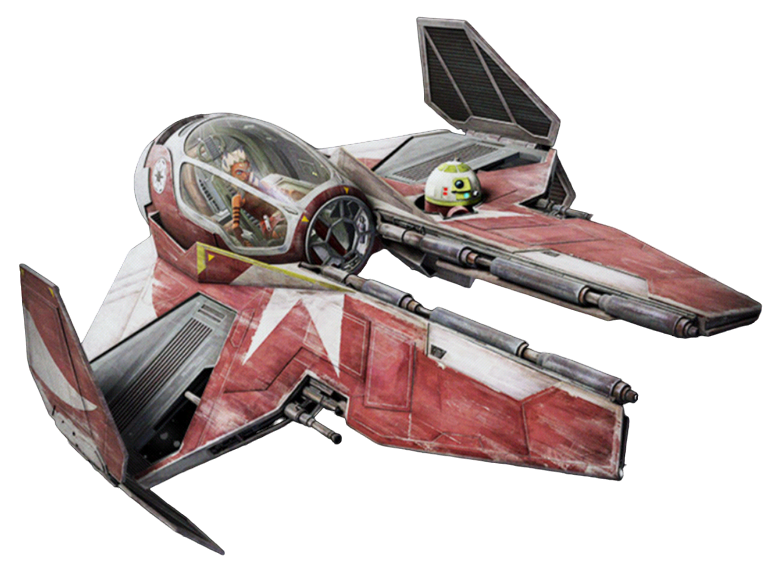 Ahsoka Tano's Eta-2 Actis-class light interceptor appearance in Common Appearance