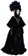 Black traveling gown (modeled by Padmé Amidala)