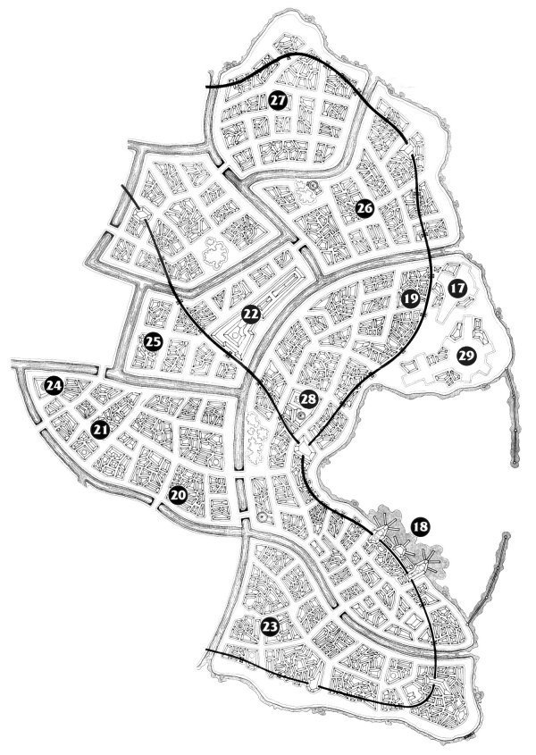 Commercial District map