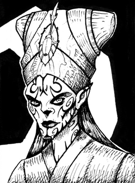 Elan, the Yuuzhan Vong defector who contributed to Kalenda's disgrace